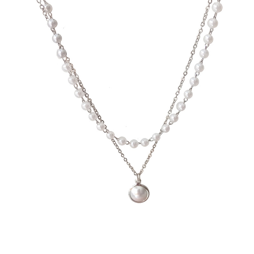 Women's Pearl Necklace Pendant