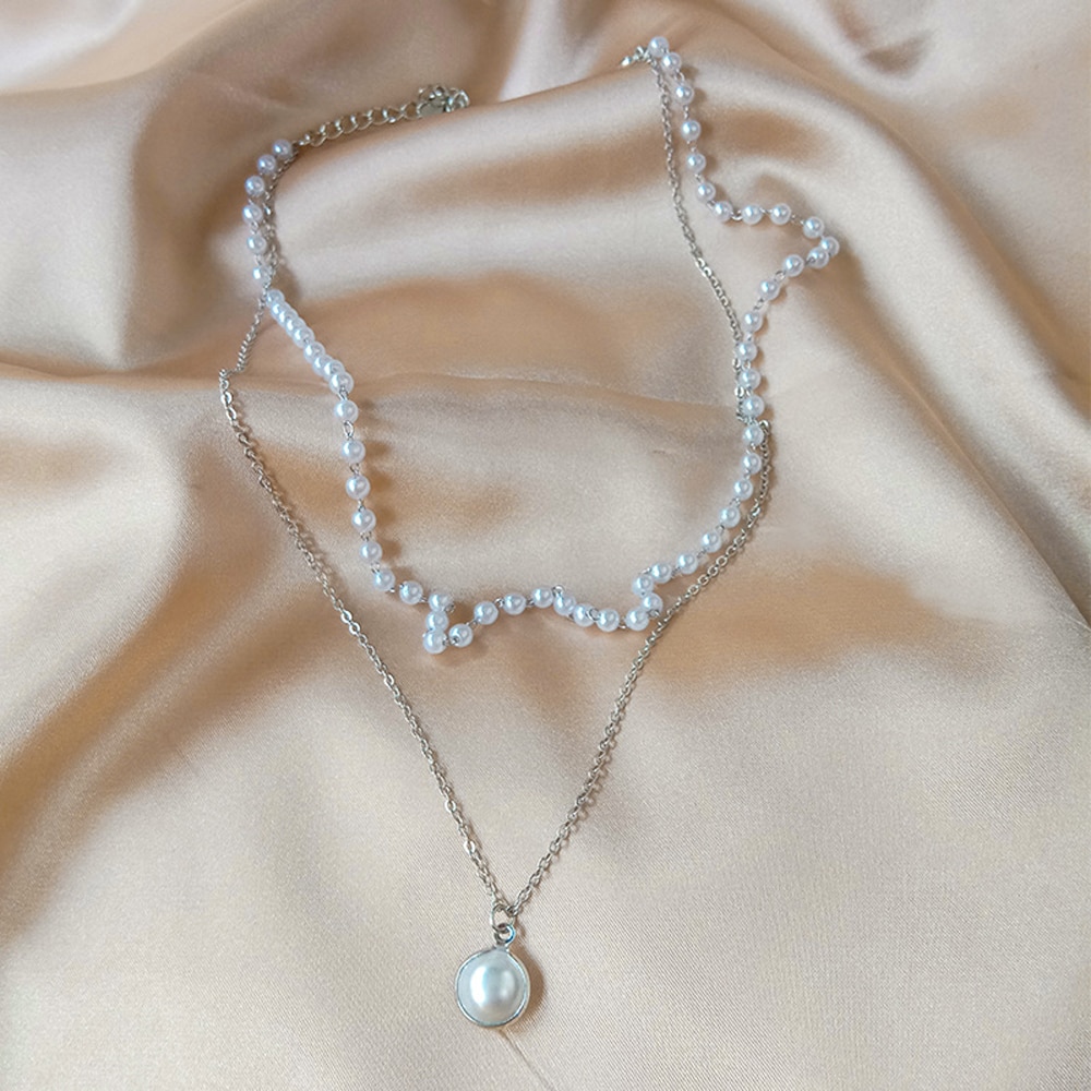 Women's Pearl Necklace Pendant